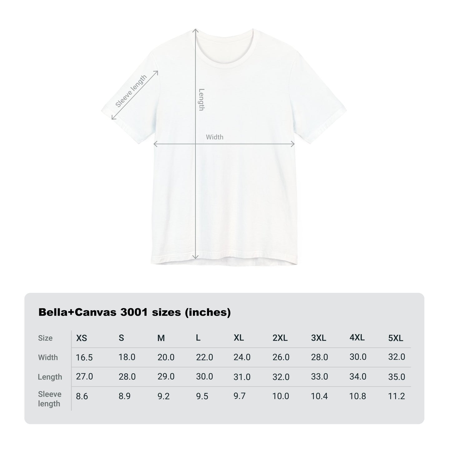 White Unisex Jersey Short Sleeve Tee